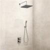 EcoCube Dual Valve with Diverter, 200mm Shower Head and Handset Kit