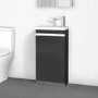 Vigo 420mm Black Cloakroom Vanity Unit
