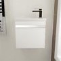 Vigo 420mm Wall Mounted White Vanity Unit
