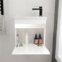 Vigo 420mm Wall Mounted White Vanity Unit