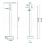 Freestanding Waterfall Bath Shower and Basin Tap Pack - Tabor