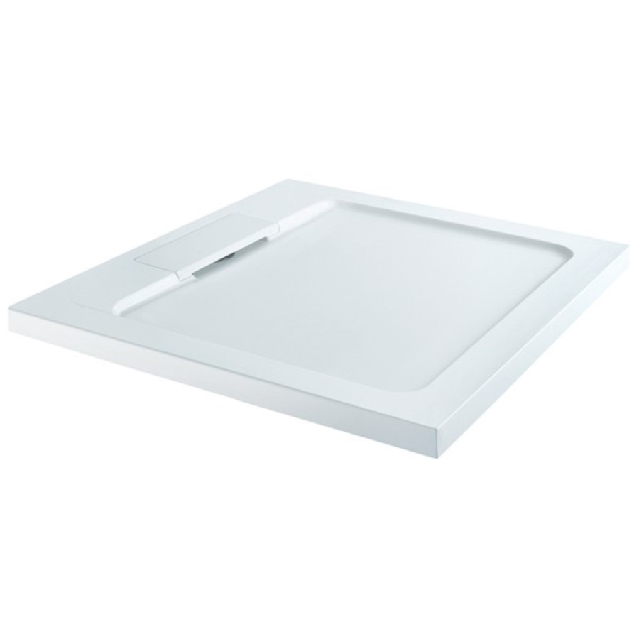 Square Low Profile Shower Tray 800 x 800mm - Elusive