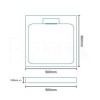 Stone Resin Shower Tray 900 x 900mm - Elusive