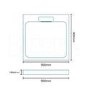 Stone Resin Shower Tray 900 x 900mm - Elusive
