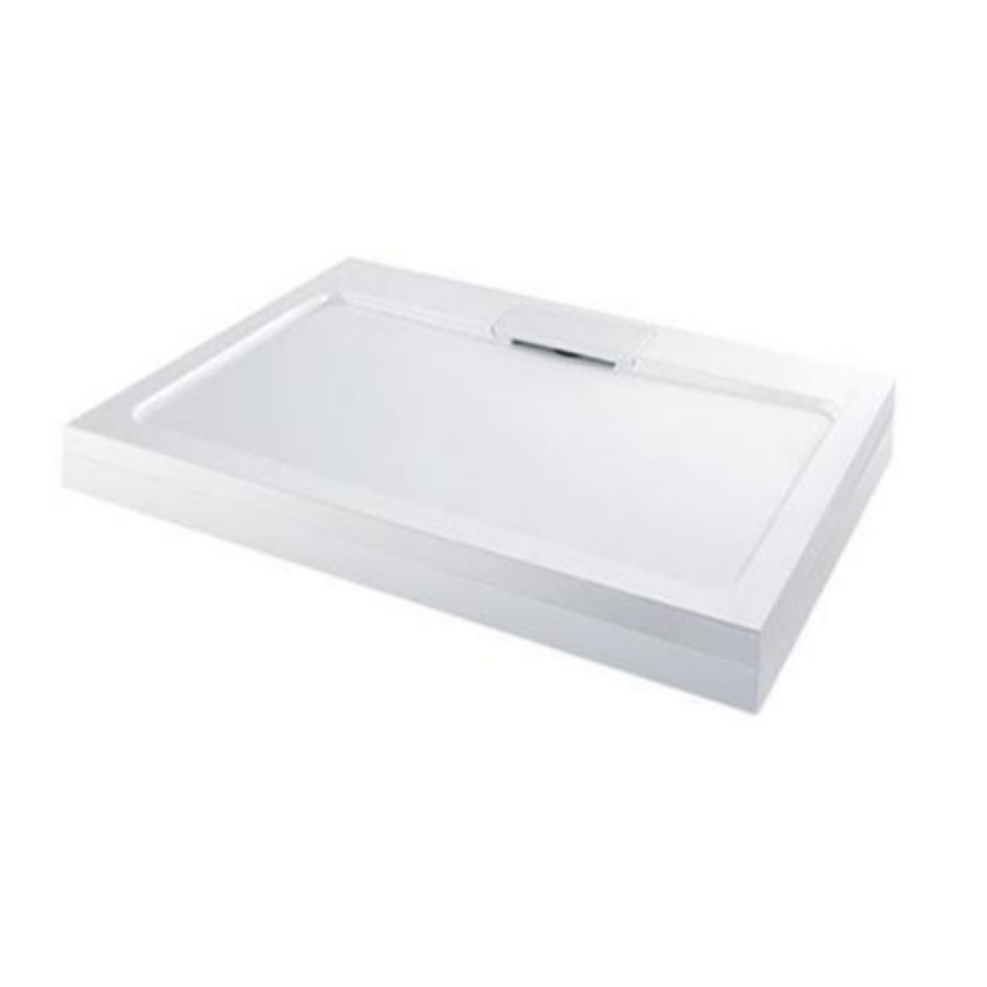 Stone Resin Rectangular Shower Tray 1000 x 800mm - Elusive