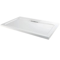 Low Profile Rectangular Shower Tray 1200 x 800mm Stone Resin - Elusive