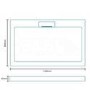 Low Profile Rectangular Shower Tray 1200 x 800mm Stone Resin - Elusive