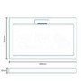 Elusive 1600 x 800 Rectangular Shower Tray