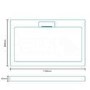 Low Profile Rectangular Shower Tray 1700 x 800mm Stone Resin - Elusive