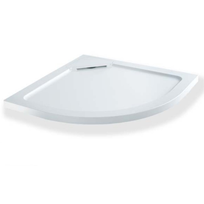 Low Profile Quadrant Shower Tray 800 x 800 Stone Resin Elusive