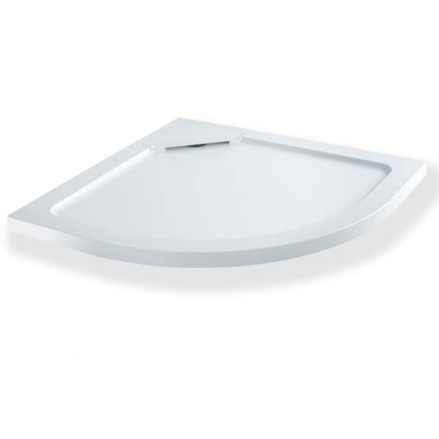 Low Profile Quadrant Shower Tray 900 x 900 Stone Resin - Elusive