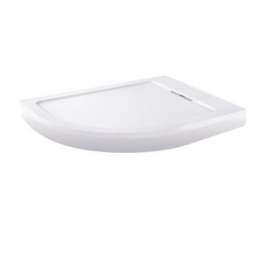 Left Hand Offset Quadrant Shower Tray 1200 x 900mm Stone Resin - Elusive