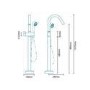 Doriano Premium Freestanding Tap Pack