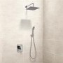 Serrato Premium Concealed Dual Control Shower Mixer with Handset and Head