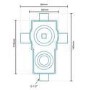 Serrato Concealed Dual Control Shower Mixer - No Rail Kit