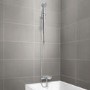 Chenai Premium Slide Shower Rail Kit with Montroc Thermostatic Wall Valve & Bath Mixer