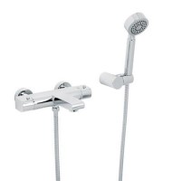 Vitalia Premium Wall Mounted Bath Shower Mixer with Handset 