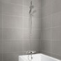 Cima Slide Shower Rail Kit with Vitalia Wall Valve & Bath Mixer