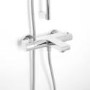 Cima Slide Shower Rail Kit with Vitalia Wall Valve & Bath Mixer