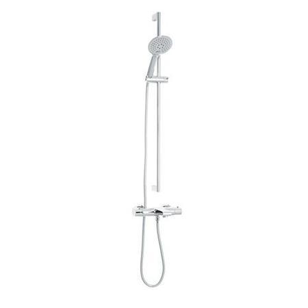Cima Slide Shower Rail Kit with Vitalia Wall Valve & Bath Mixer