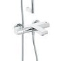 Cima Slide Shower Rail Kit with Vitalia Wall Valve & Bath Mixer