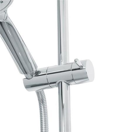 Cima Slide Shower Rail Kit with Vitalia Wall Valve & Bath Mixer