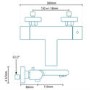 Vitalia Premium Wall Mounted Thermostatic Bath Shower Mixer Only
