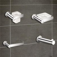 Riverno 4 Piece Premium Bathroom Accessory Pack