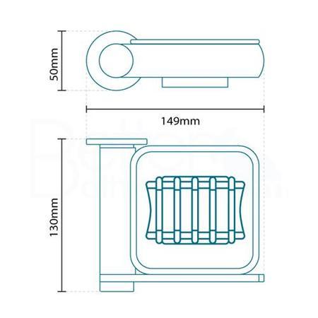 Riverno 4 Piece Premium Bathroom Accessory Pack