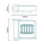 Riverno 4 Piece Premium Bathroom Accessory Pack