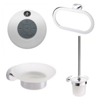 Riverno 4 Piece Bathroom Accessory Pack