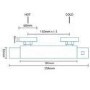 Quadro Slide Shower Rail Kit with Square Larkin Valve 