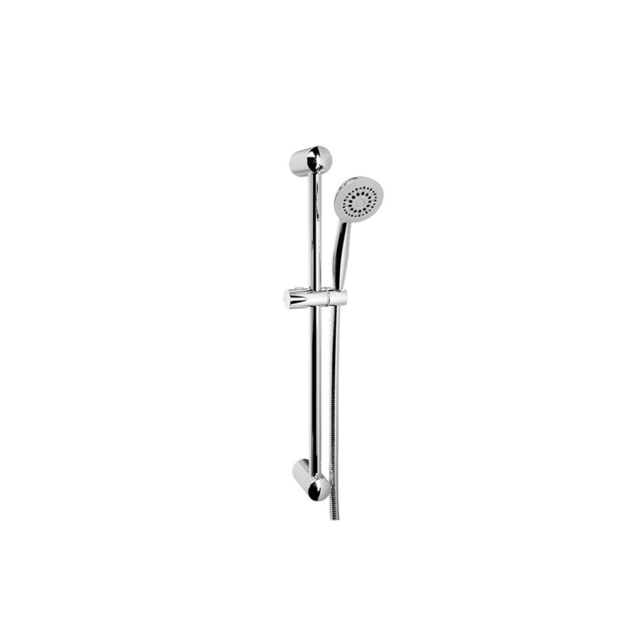 Larkin  Square Thermostatic Bar Shower Valve with Rina Slide Shower Rail  Kit 