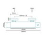 Larkin  Square Thermostatic Bar Shower Valve with Rina Slide Shower Rail  Kit 