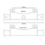 Rina Riser Slide Shower Rail Kit with Larkin Valve 