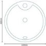 Sorrento Countertop Basin inc Focus Tap