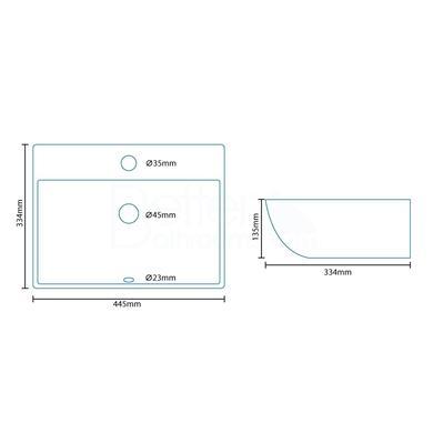 Square Countertop Basin