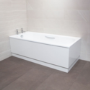 Single Ended Steel Bath with Twin Grip Holes - 1600 x 700mm