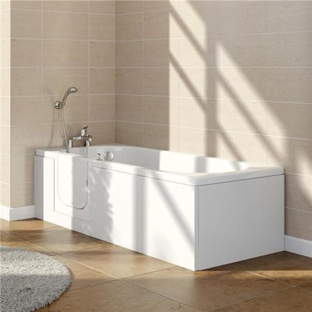 Columbia 1700 x 700mm Walk In Bath , Left Hand, END PANEL