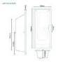 Voss 1400 x 700mm Straight Bath-Left hand bath