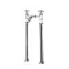 Glenham Traditional Deluxe Bath Filler with Standpipes