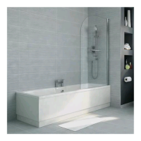 Voss 1700 x 700mm Straight Bath-Right hand bath