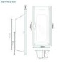 Voss 1700 x 750mm Straight Bath -Right hand bath
