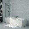 1800 x 800mm Straight Bath Right Hand Bath - Voss Range