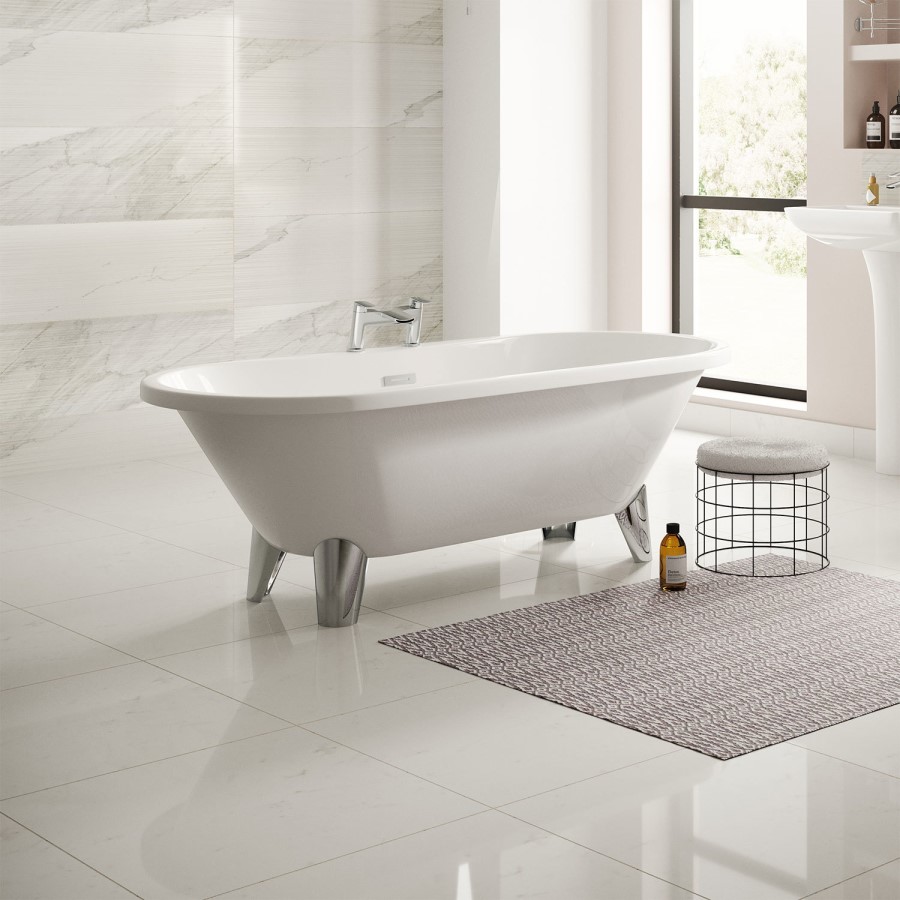 Voss Modern Freestanding Bath - 1650 x 740mm
