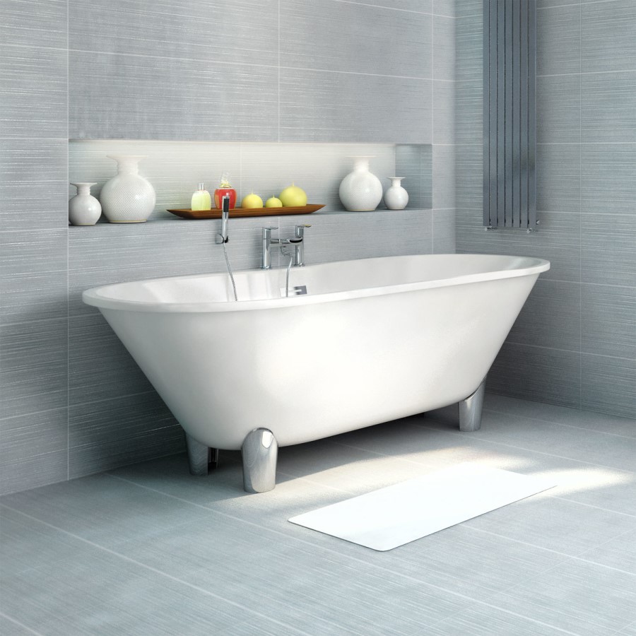 Voss Modern Freestanding Bath - 1650 x 740mm