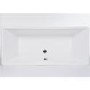 Seattle 1690 x 740 Luxury Freestanding Bath with Cube Freestanding Bath Shower Mixer