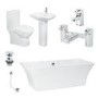 Seattle Veneto Freestanding Suite inc Taps & Waste