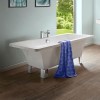 Athena 1700 x 750 Freestanding Bath with Feet and Waste