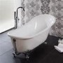 Lunar Luxury Slipper Freestanding Bath - 1620 x 730mm